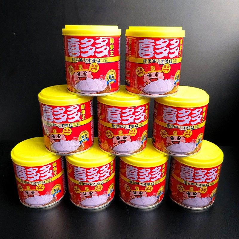 喜多多椰果王水果罐头200g仙草丸子鲜炖银耳糖水饮料休闲零食整箱