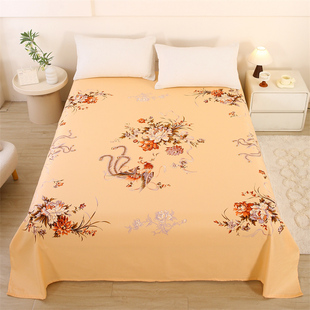 老式床单2025新款四季通用上海民光家纺国民全棉纯棉被单传统怀旧