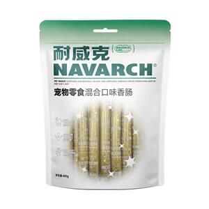 耐威克狗零食 狗狗香肠1500g(15g*100支) 混合口味通用零食火腿肠