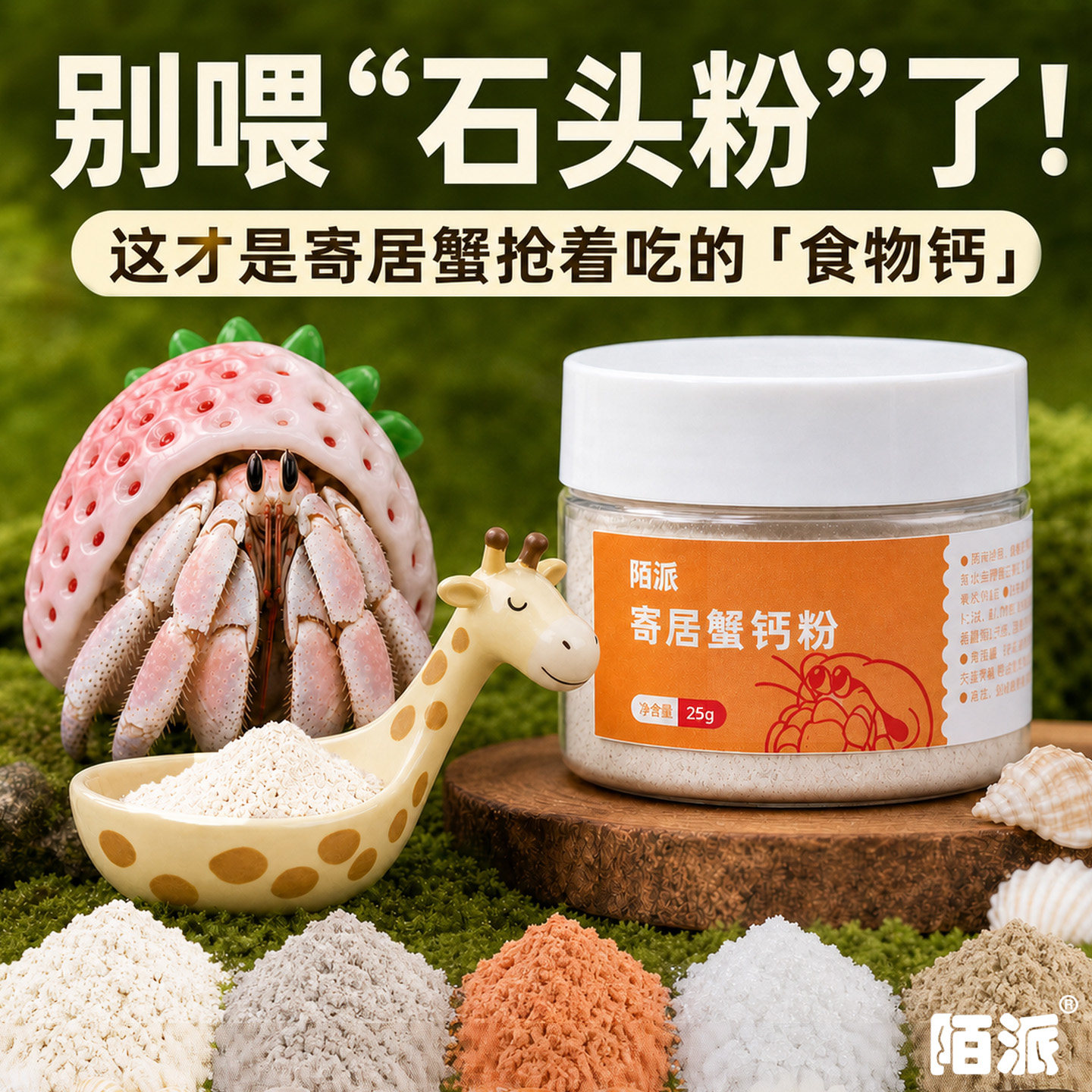 寄居蟹营养补充剂钙粉