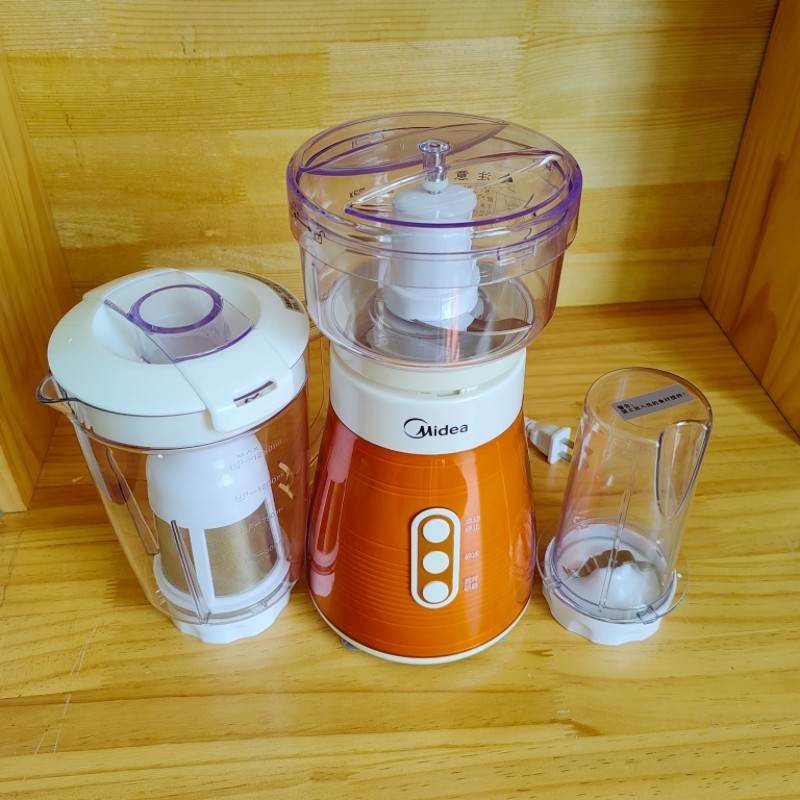 6角美的料理机MJ-BL25A3主机研磨刀杯WBL25B36搅拌刀杯座马达配件