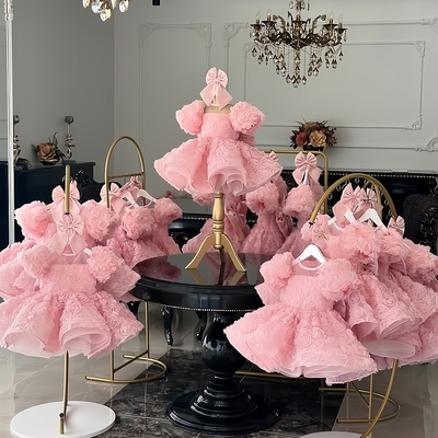 女童短款礼服公主裙小众轻奢高端