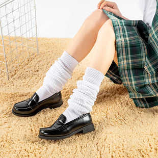 日系cosplay制服大象袜秋冬保暖jk堆堆袜长筒日本学院风泡泡袜
