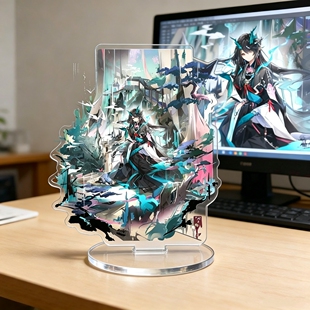 明日方舟合集同人维什戴尔夕余年塑初雪死芒亚克力立牌摆件