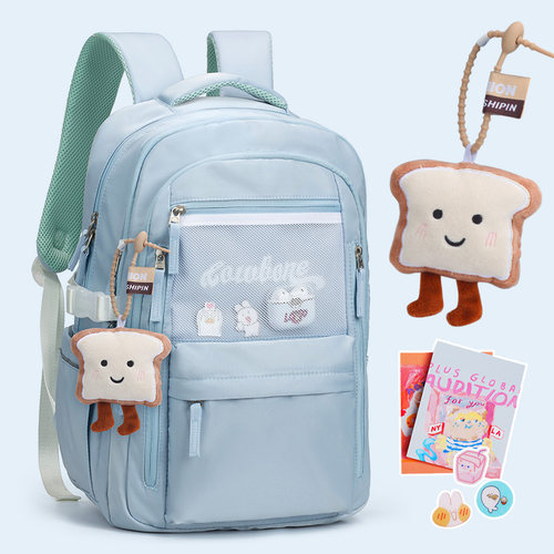 多隔层减压护脊中小学生书包