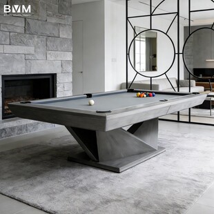 九球 罗利 黑八花式 台球桌标准成人家用商用高端别墅美式 BVM