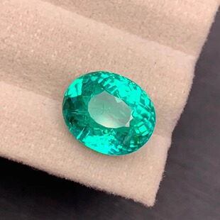 8.07克拉天然帕拉伊巴碧玺戒面霓虹感十足附吉尔德证书珠宝裸石