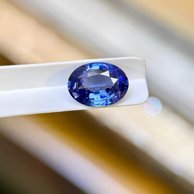 3.09克拉天然皇家蓝宝石裸石珠宝