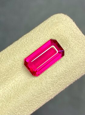 天然卢比来红碧玺戒面裸石3.17CT