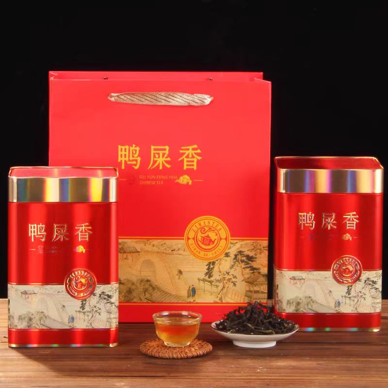 荣安凤凰单枞茶潮州茶乌岽高山老枞鸭屎香雪片单丛茶乌龙茶叶礼盒