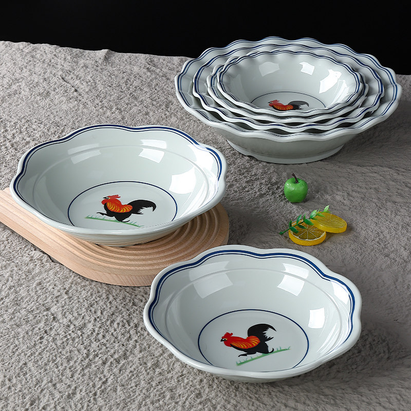 密胺仿瓷餐具饭店盛汤公鸡碗大号水煮牛肉酸菜鱼毛血旺盛菜盆商用,餐饮具,碗,淘宝优惠券,粉丝福利购,淘宝优惠卷