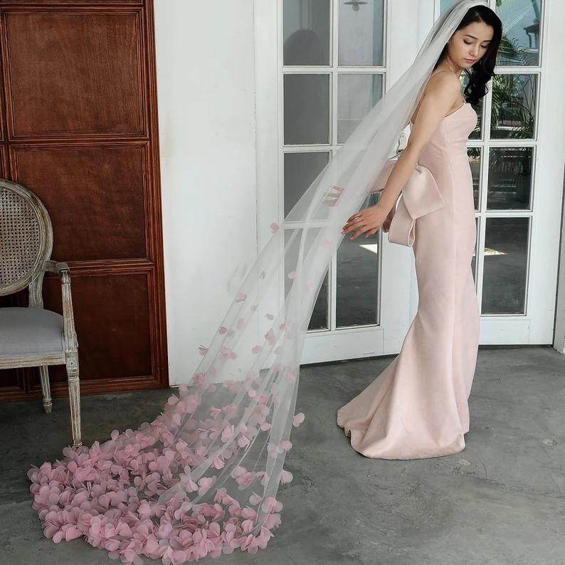 新娘头纱主婚纱蕾丝亮片