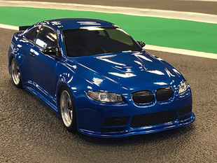 MST E92透明车壳1:10RC遥控拼装模型漂移车宝马带灯杯贴纸 720011