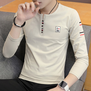 秋季男士长袖t恤