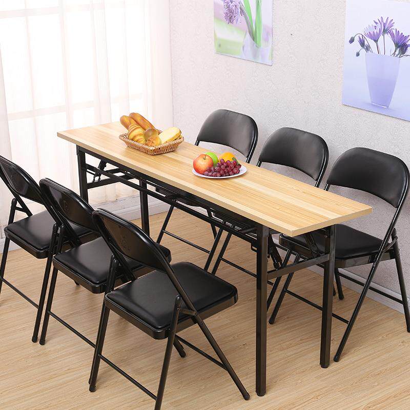 收缩桌子摆摊长条桌折叠会议桌便携轻便活动家用长方形小出租房用