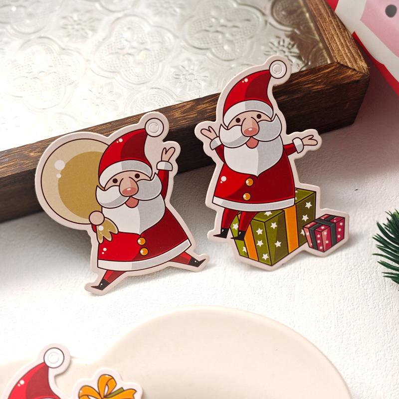 圣诞节装饰挂件礼盒卡片圣诞老人