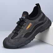 男新款 软底防滑耐磨爸爸鞋 透气轻便单鞋 春秋老北京布鞋 户外登山鞋
