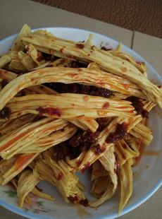 湖南新化特产正宗麻辣腐竹好吃辣爽现做现发新品上架食品