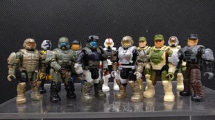 Mega Bloks美家宝美高 HALO光环光晕 新版可动兵人人偶 人类士兵