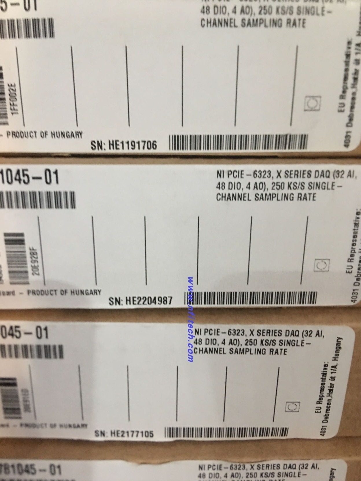 全新未拆封NI板卡PCIE-6323可开专票视频验货