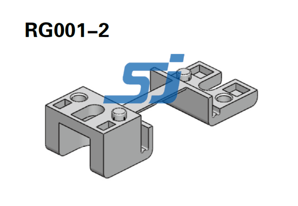 生久柜锁RG001-2连杆附件 PA导向件机箱机柜黑色配件