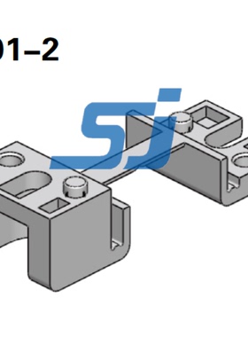 生久柜锁RG001-2连杆附件 PA导向件机箱机柜黑色配件