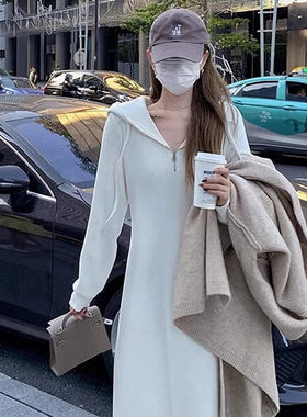 穿搭新款女装小个子长裙高级感潮