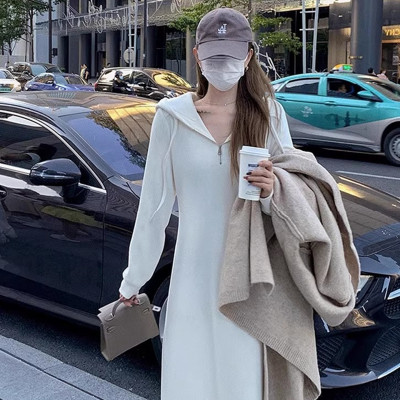 穿搭新款女装小个子长裙高级感潮