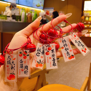 原创水墨国风字牌钥匙扣中高考一举夺魁前程似锦亚克力小挂件定制