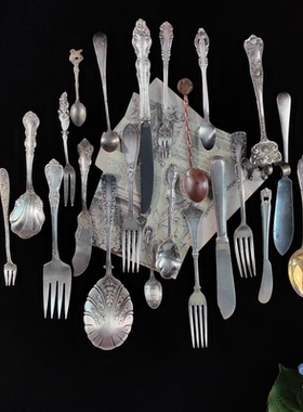 铜镀银装饰欧式欧洲中古摆件