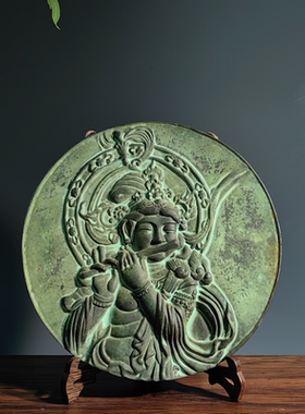 铜制装饰复古怀旧壁挂摆件