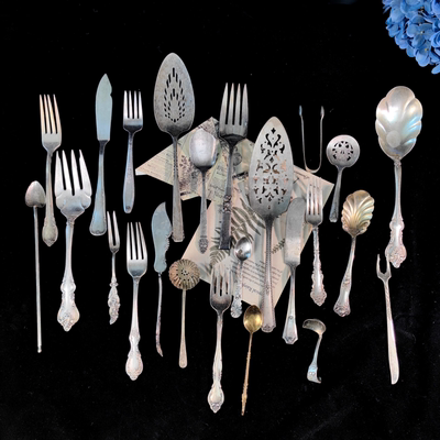 铜镀银装饰复古欧式欧洲中古摆件