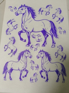 特价两张艺术吉祥葫芦烙画转印贴纸小图雕刻葫芦烫画图案送10ml油