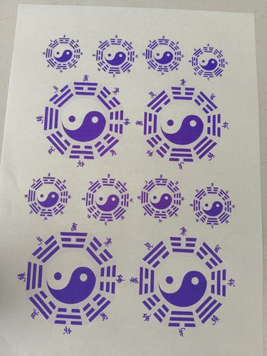 葫芦烫画玉竹烙画转印贴纸拓印图送一瓶十毫升转印油
