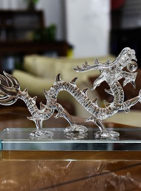 腾龙十二生肖生日礼物新年摆件