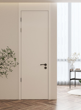 金牌木门定制室内门卧室门套装门简约木门房间门静音实木平开门