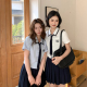 上衣百褶裙套装 东京岁时记jk夏季 显瘦学院风校服短袖 制服衬衫 新款