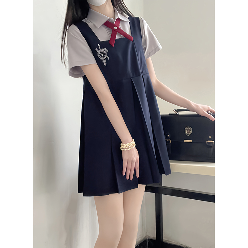 原创正版JK学院风衬衫连衣裙套装