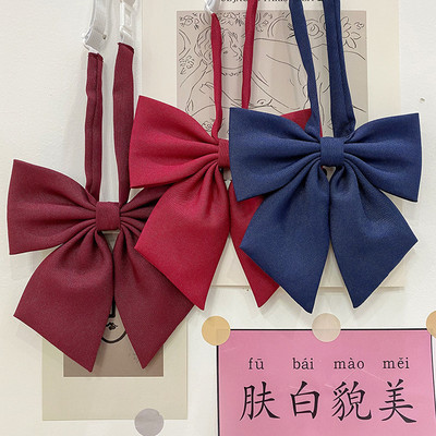 taobao agent 【In Tokyo years old】Japanese uniform college wind -collapsed feathers and small object colleges cute/solid color bow