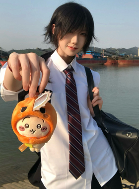 东京岁时记DK秋装男款2025年新款休闲衬衫白色衬衣制服上衣情侣款