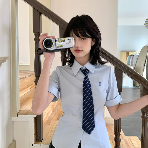 东京岁时记JK学院风夏季短袖衬衫