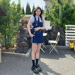 朱迪兔子警官cos服动物城jk制服衬衫 东京岁时记jk 裙心动突击套装