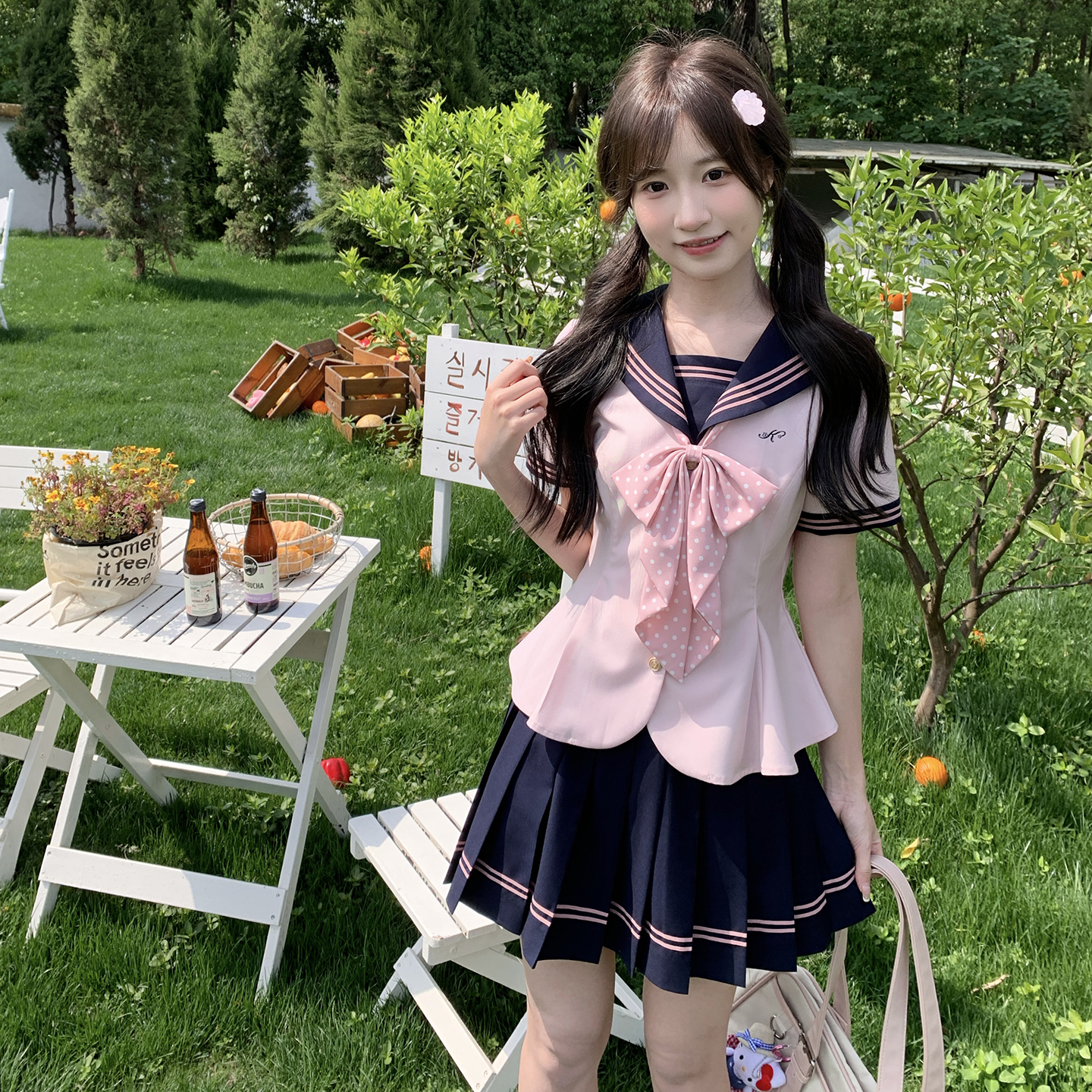 东京岁时记原创正版粉撞绀水手服