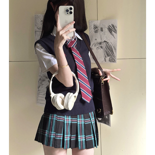 衬衫 白色短袖 格裙马甲三件套 学院风制服套装 东京岁时记jk原创正版