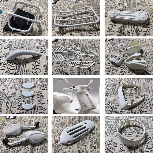 vespa冲刺春天白化改装边条开关