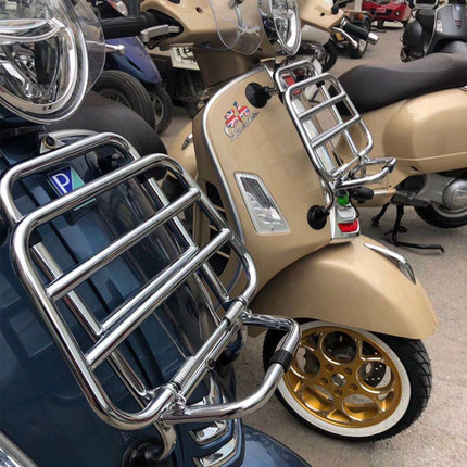 适用比亚乔VESPA GTS300 GTV六日 春天 冲刺 150 前后货架 书包架