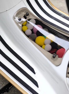 适用Vespa改装春天 冲刺150 电池盖 缸头盖 电瓶盖 透明中心盖