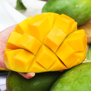 新鲜芒果应该季水果攀枝花大芒果青芒整箱包邮