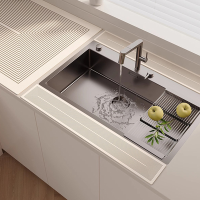 厨房水龙头软硅藻泥防溅水沥水垫洗手台吸水垫挡水条卫生间台面垫