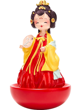 网红陕西小姐姐文创风旅游纪念品